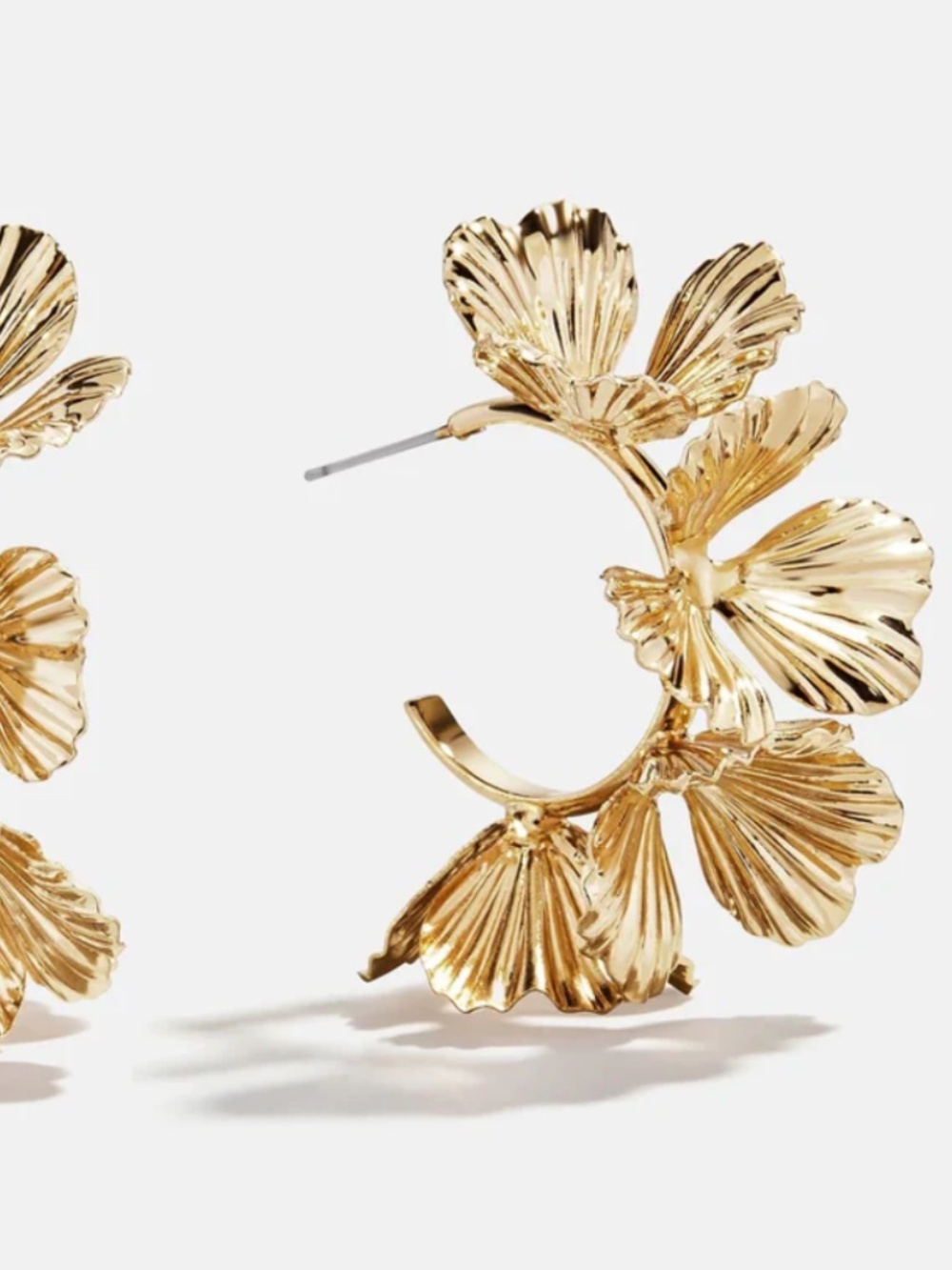Baublebar Fiorella Gold Floral Earrings